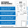 Load image into Gallery viewer, Second Grade September Writing Bundle

