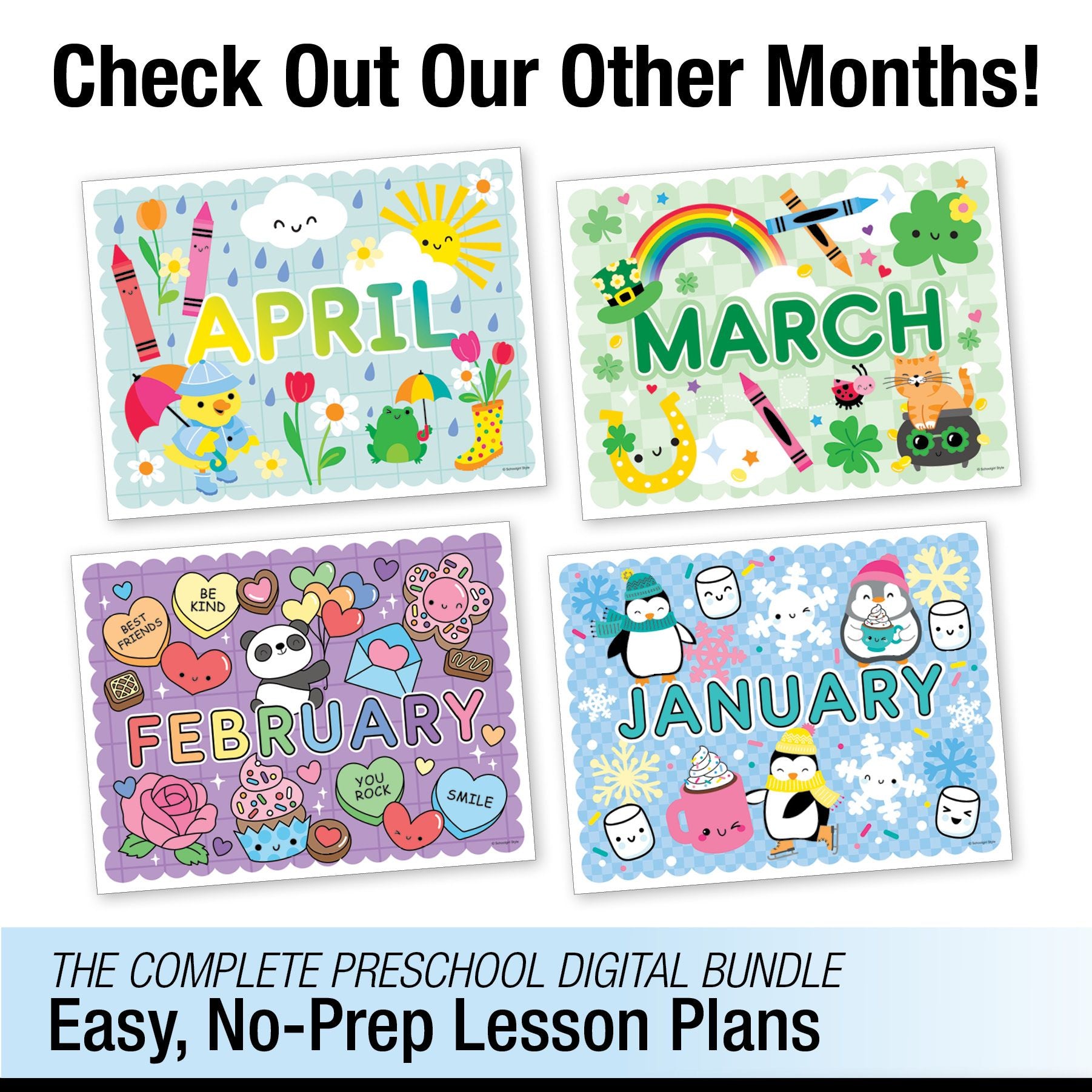Printable Preschool May Thematic Unit Bundle