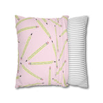 Pink Pencil Classroom Pillow Cover | Saved By The Pastel | Schoolgirl Style