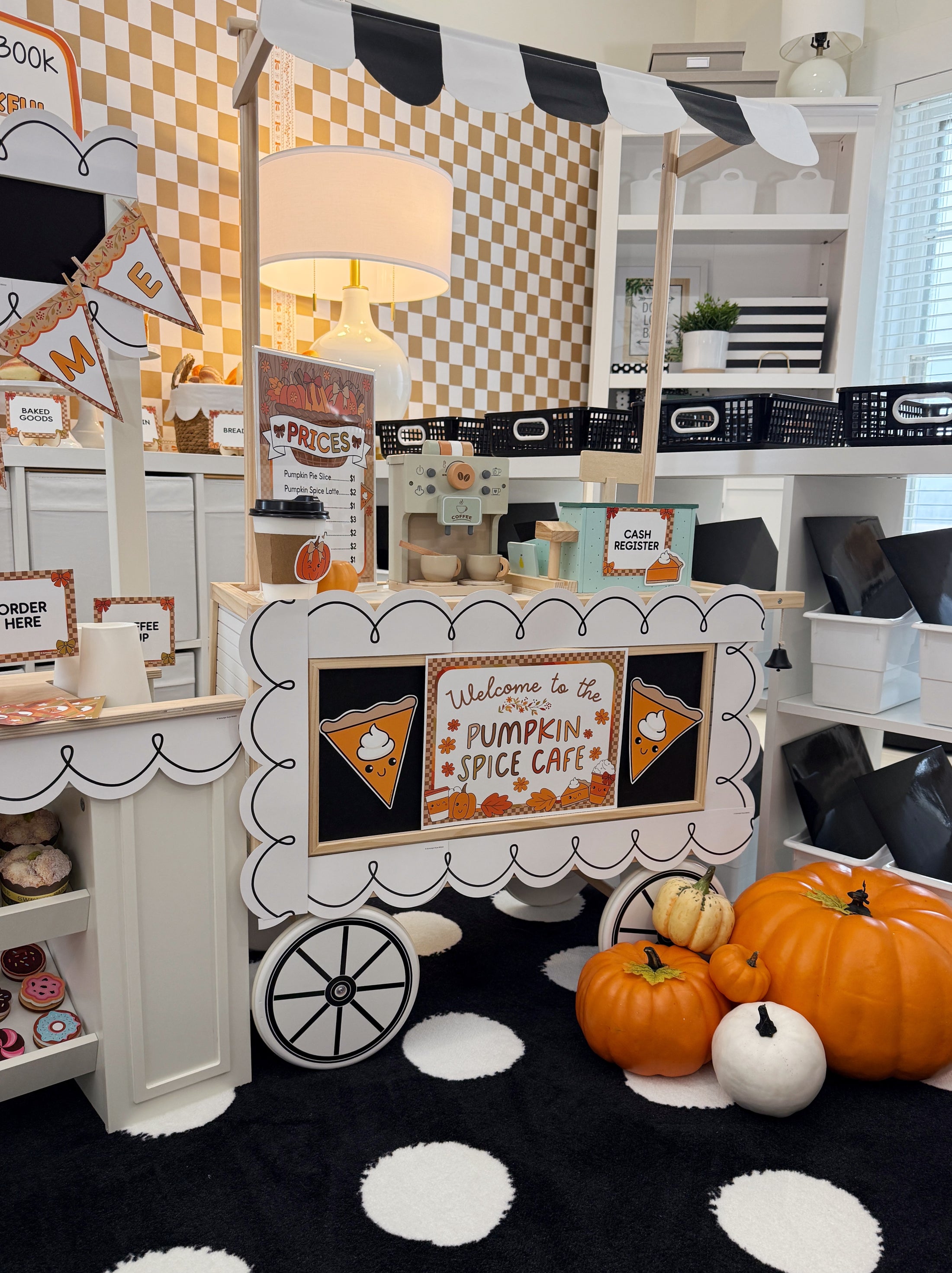Printable November Dramatic Play Pumpkin Spice Cafe