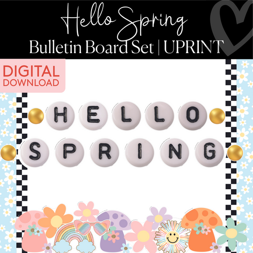 Hello Spring Bulletin Board Set 