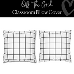 Off the Grid Pillow Cover | Classroom Pillow | Schoolgirl Style