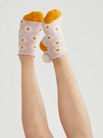 Fields of Daisies Socks, Blush │ Clothing │ Style House Design Studio