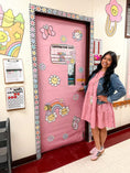 Load image into Gallery viewer, spring classroom door decor idea
