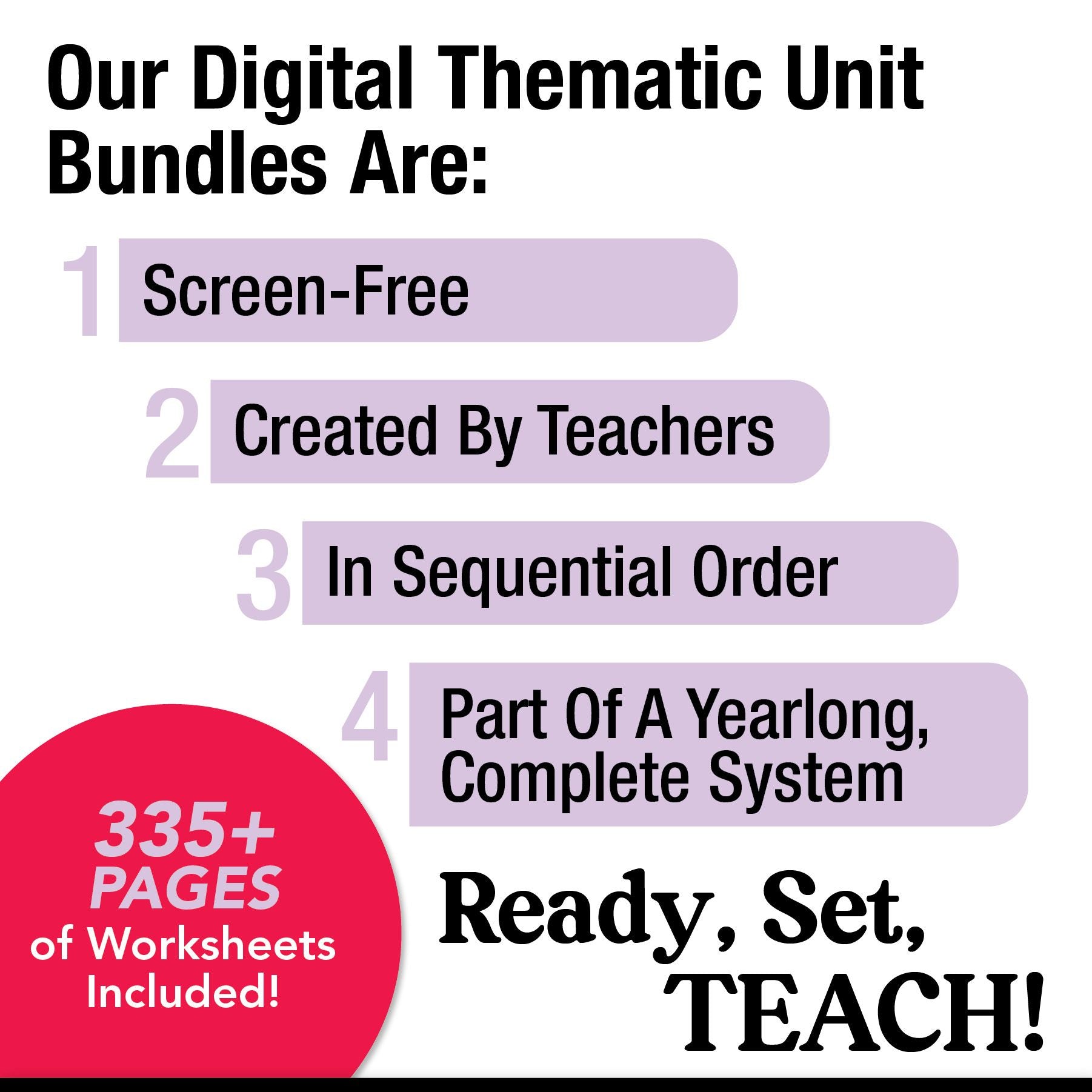 Printable Second Grade May Thematic Unit Bundle