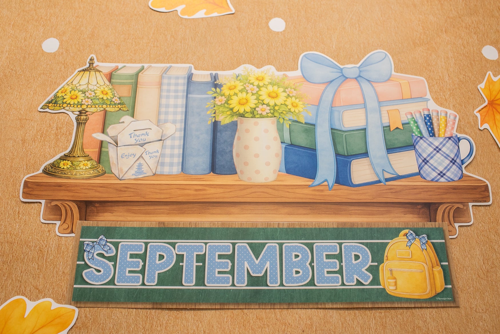 stars hollow calendar topper