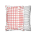 Load image into Gallery viewer, Carnation Pink Pastel Gingham Classroom Pillow Cover | A Year In Pastel
