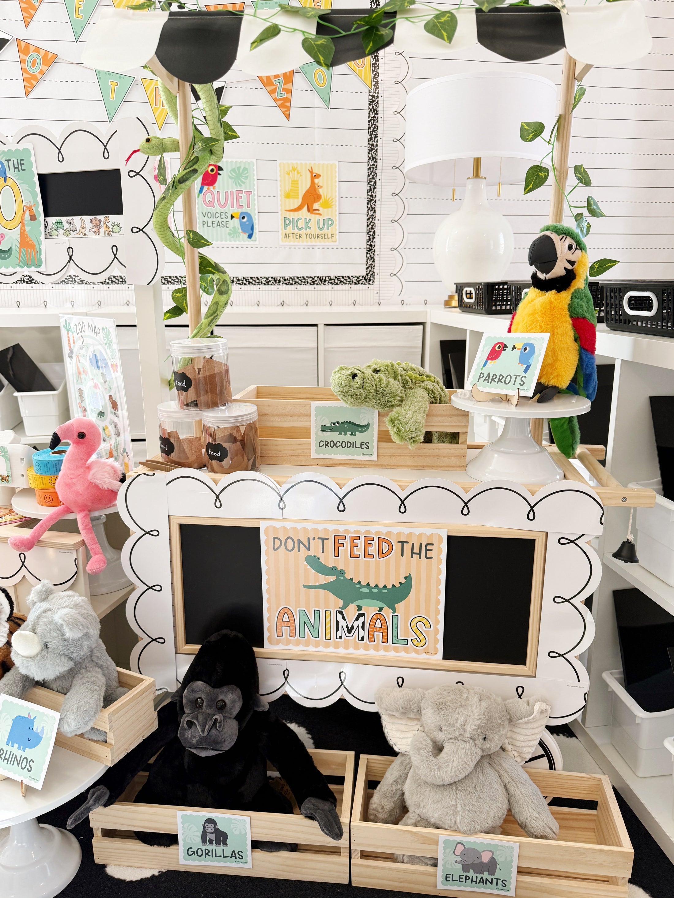 Printable March Dramatic Play At The Zoo