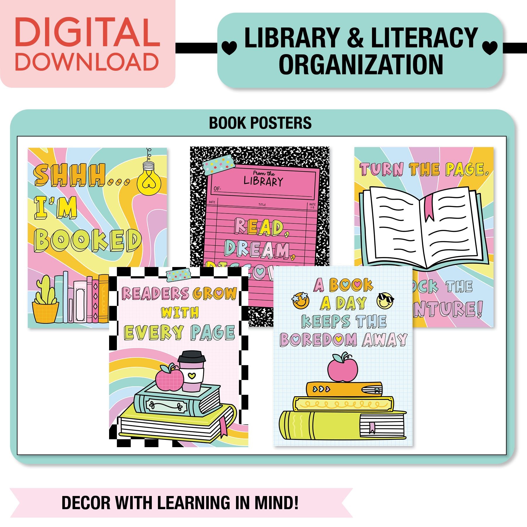 Printable Ultimate Brights Classroom Management and Organization Bundle