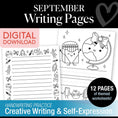 Load image into Gallery viewer, September Writing Pages
