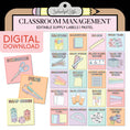 Load image into Gallery viewer, Printable Editable Pastel Classroom Supply Labels
