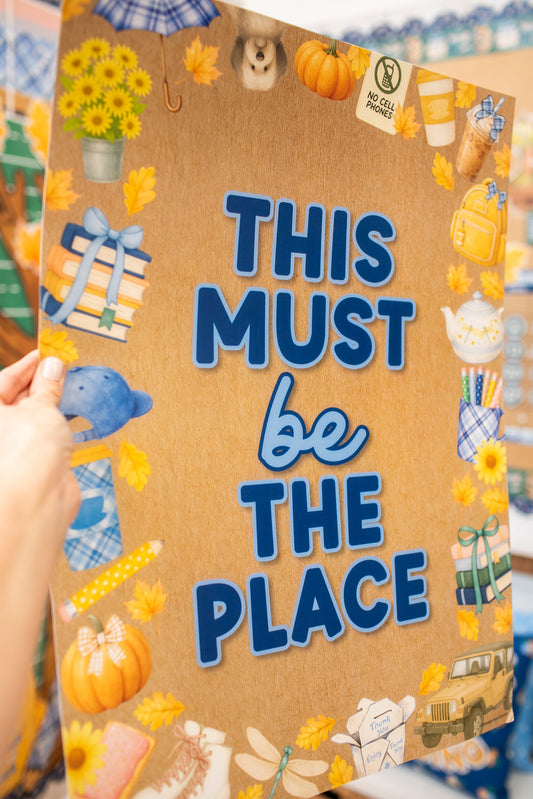 This Must Be The Place Poster | Stars Hollow Schoolhouse