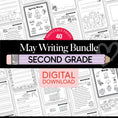 Load image into Gallery viewer, Printable Second Grade May Writing Bundle
