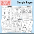 Load image into Gallery viewer, Printable Bridge To Kindergarten Digital Summer Workbook
