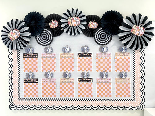 Fall Pumpkins and Leaves Bulletin Board Set | Full UPRINT Bundle | Printable Classroom Decor | Teacher Classroom Decor | Schoolgirl Style