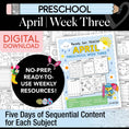 Load image into Gallery viewer, Printable Preschool April Week 3 Resources

