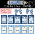 Load image into Gallery viewer, Printable Cozy Daily Bin Labels | Stars Hollow Schoolhouse
