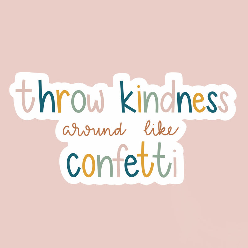 Kindness Confetti Sticker