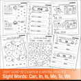Load image into Gallery viewer, Printable Kindergarten October Daily Sight Words
