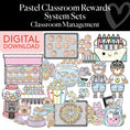 Load image into Gallery viewer, Printable Pastel Classroom Rewards System Sets
