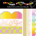 Load image into Gallery viewer, Emotions in Motion Bulletin Board Border Bundle | Emotional Rollercoaster
