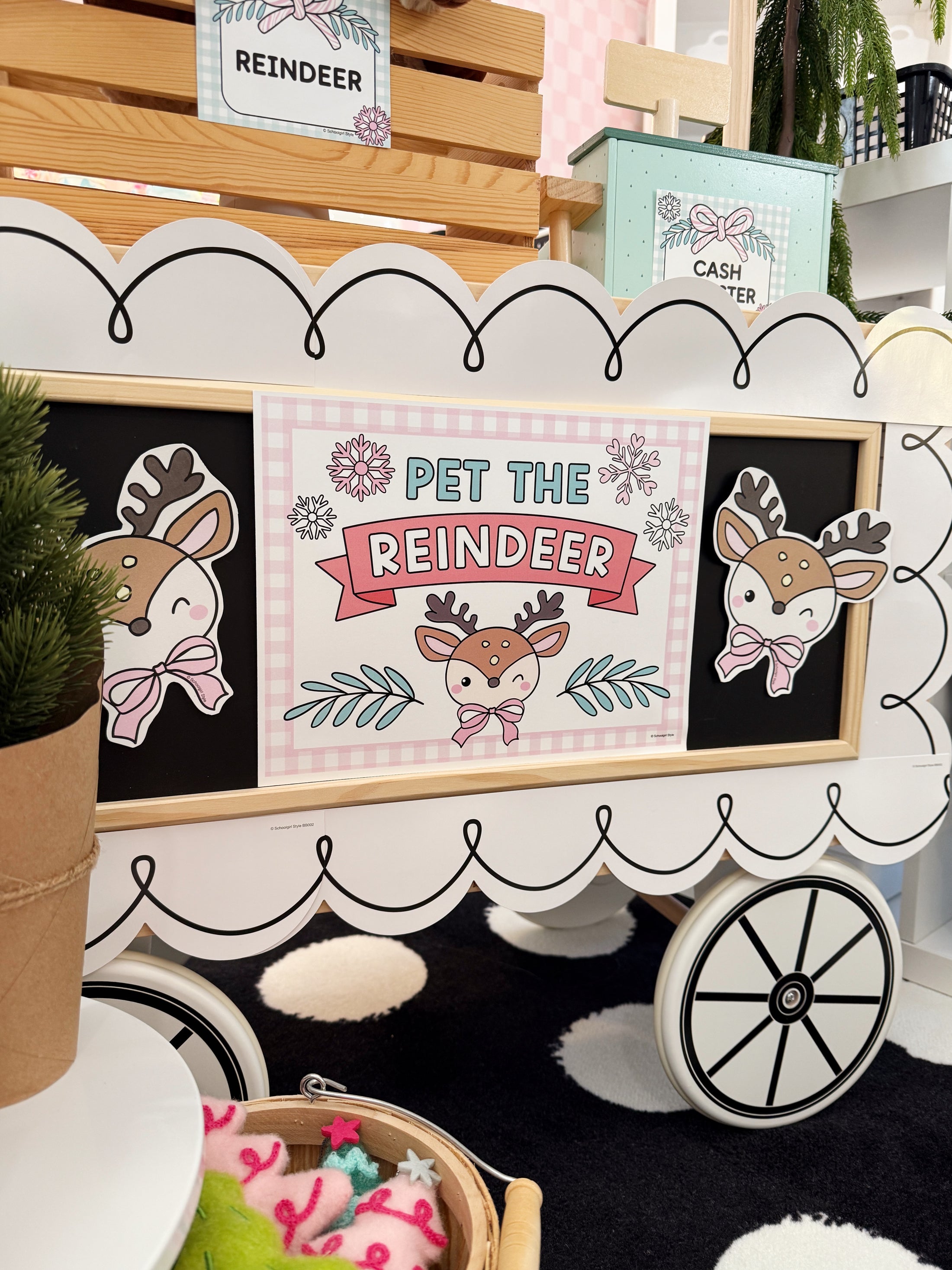 Printable December Dramatic Play Holiday Market and Tree Farm