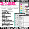 Citing Text Evidence Reading Passages Worksheets RACES Writing Strategy Prompts