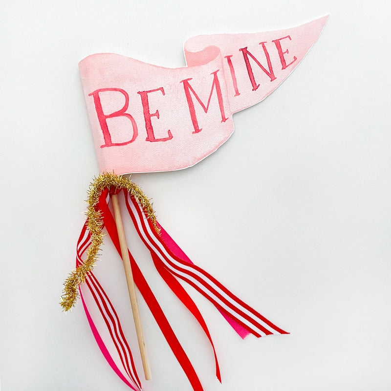 Be Mine Pennant | Valentines Decor | Schoolgirl Style