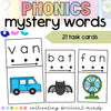 CVC Short A Mystery Words | Literacy Center | Self-Checking | Science of Reading