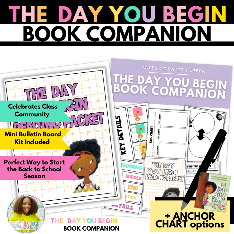 The Day You Begin Book Companion