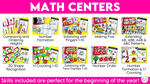 20 September Math and Literacy Kindergarten Centers or Morning Work Tubs