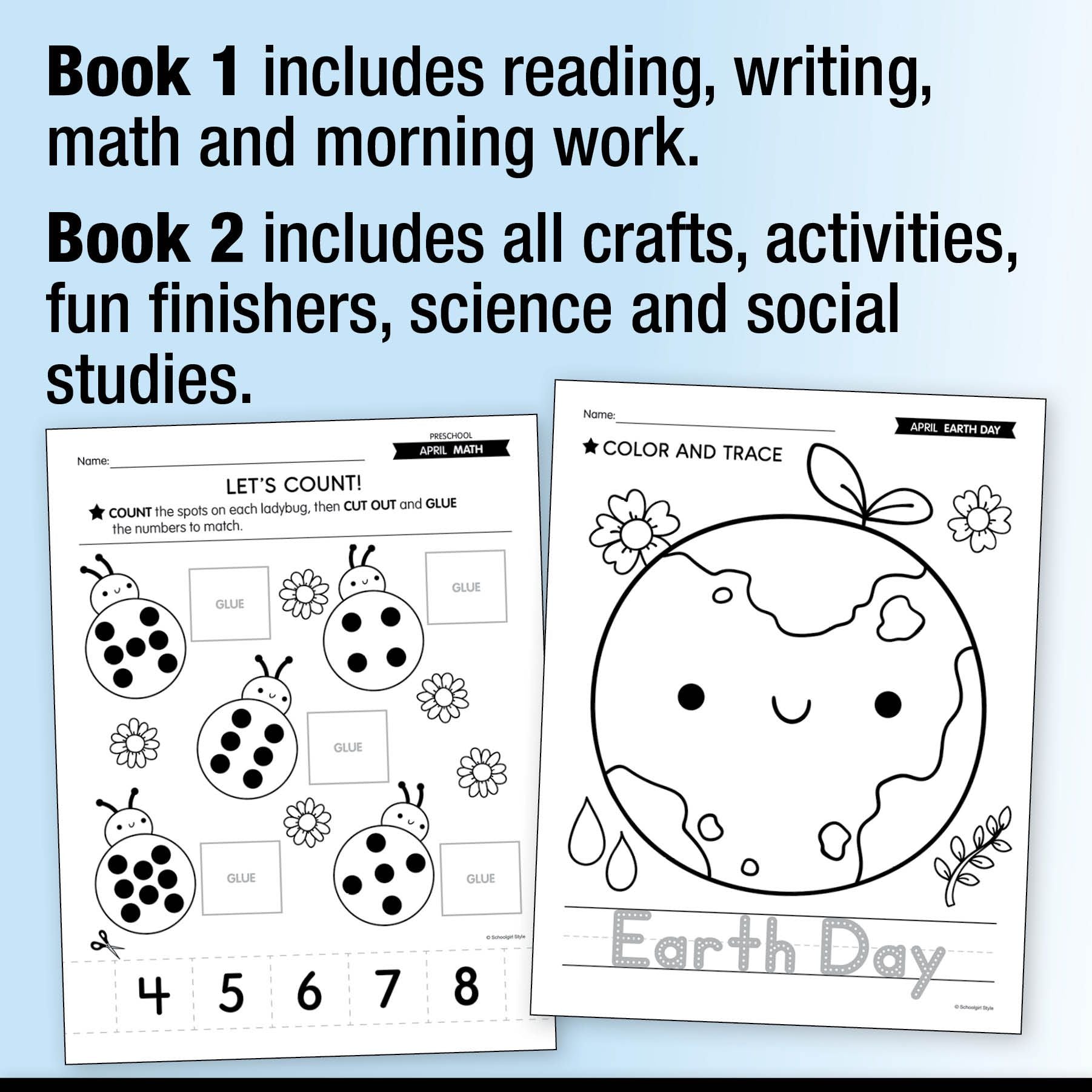 Ultimate Preschool April Thematic Unit Bundle