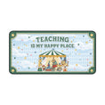 Load image into Gallery viewer, Teaching Is My Happy Place Classroom Desk Mat | Storybook Circus
