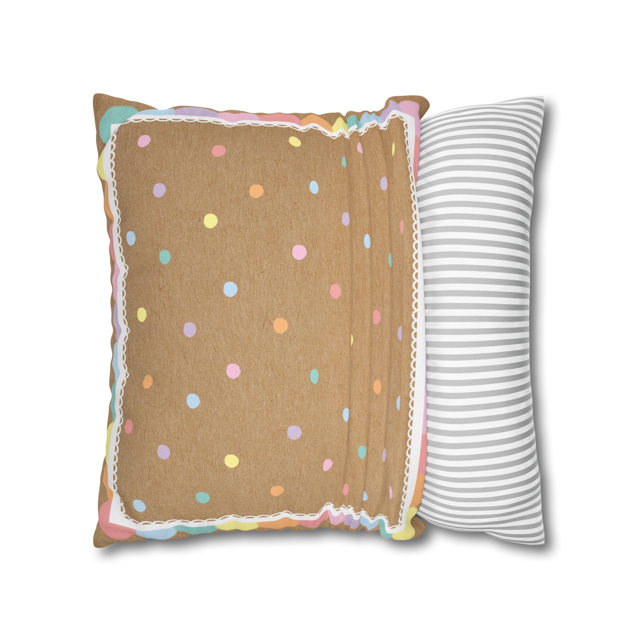 Apple-solutely Amazing Kraft Paper Classroom Pillow Cover | A Year In Pastel