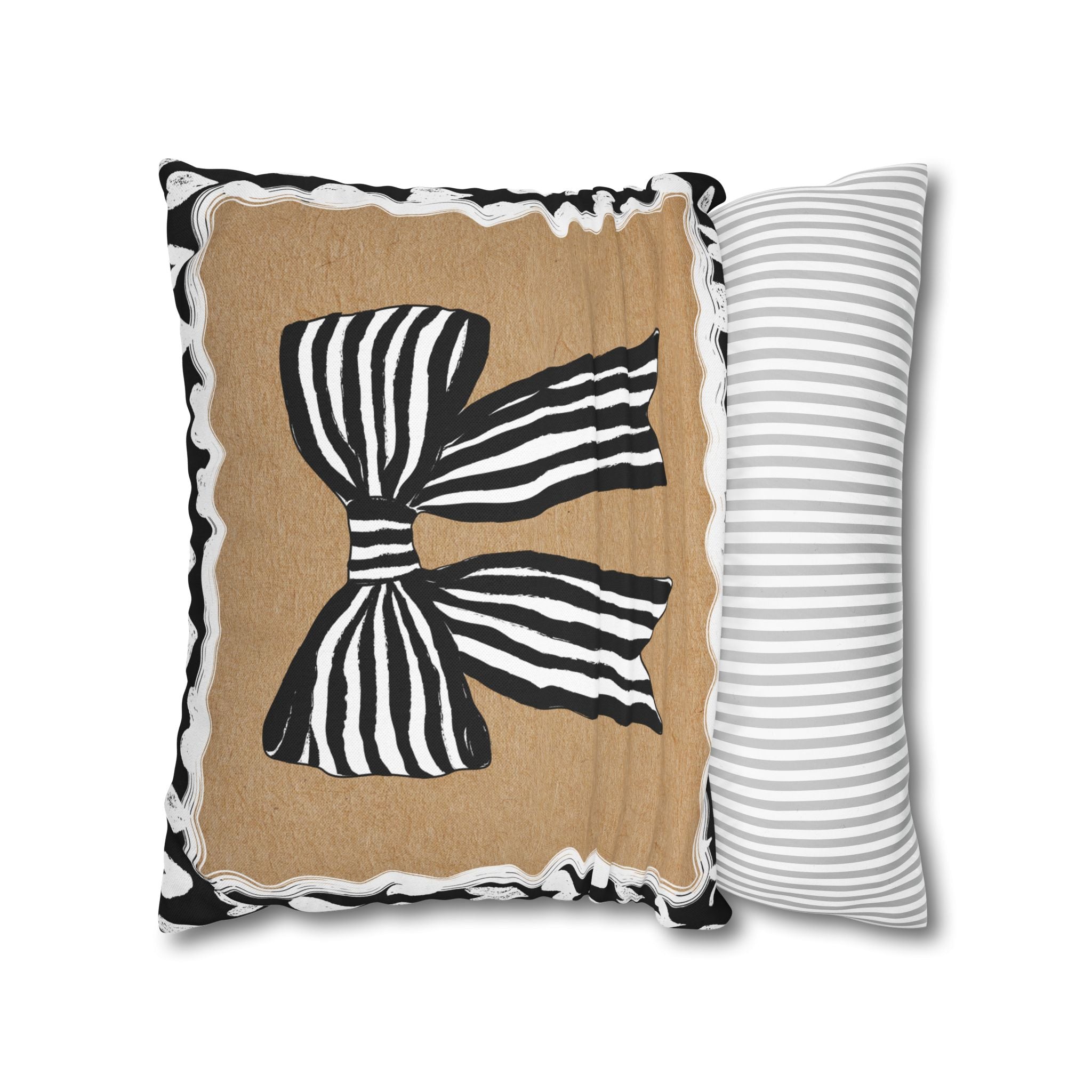 Kraft Paper Bow Classroom Pillow Cover | Simply Sweet