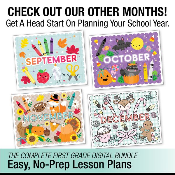 Printable Bridge To Second Grade Digital Summer Workbook