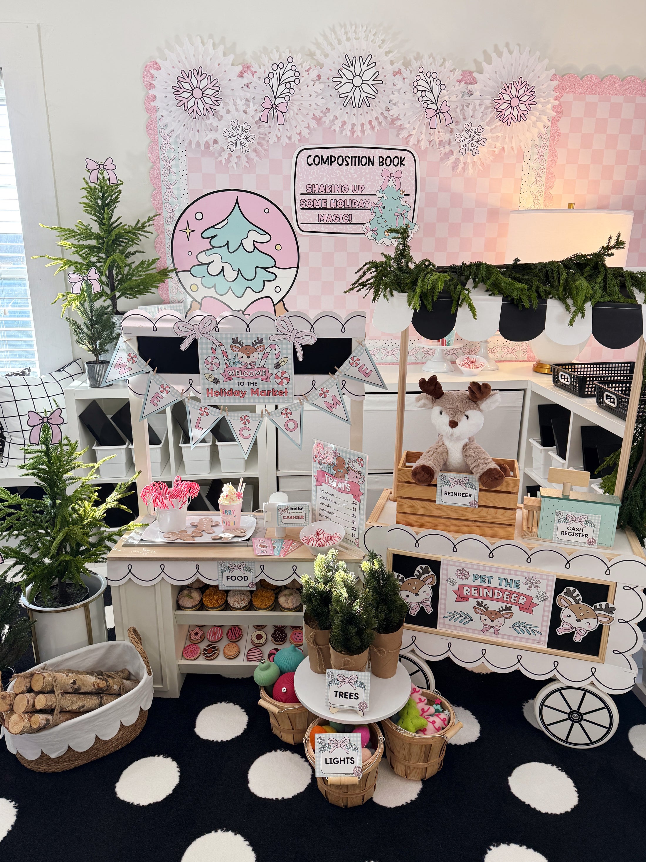 Printable December Dramatic Play Holiday Market and Tree Farm