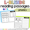 L-Blends Reading Passages | Decodable Passages with Comprehension Questions SoR