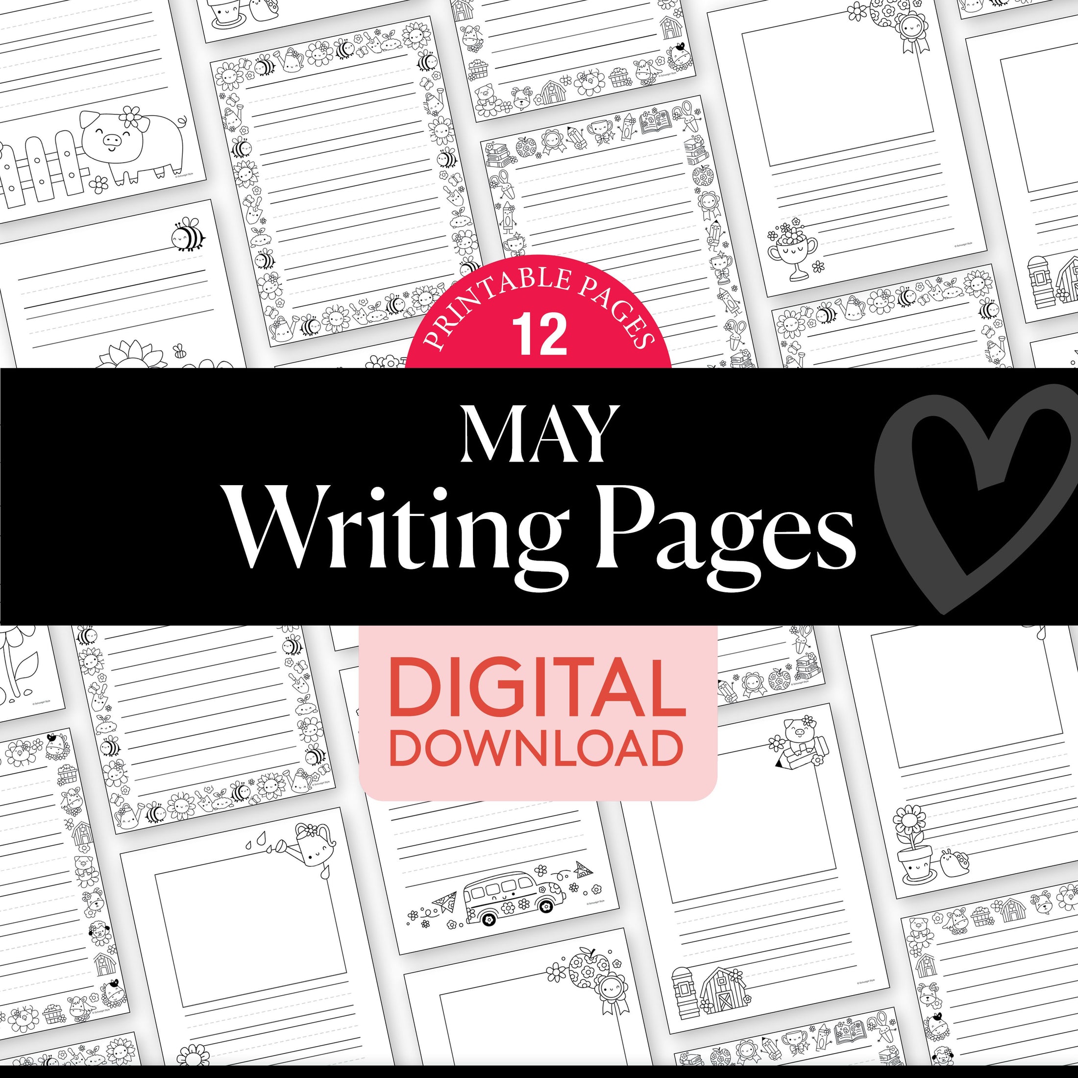 Printable May Writing Pages