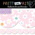 Load image into Gallery viewer, Daisy Dream Pastel Bulletin Board Borders
