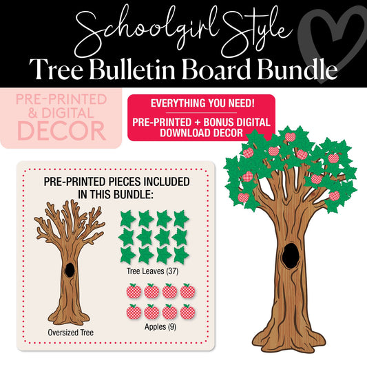 90s Teacher Tree Classroom Decor Bundle