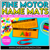 Editable Name Practice Fine Motor Name Activities Beads Name Mats for Preschool & Kindergarten