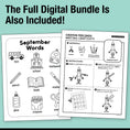 Load image into Gallery viewer, Big Book of September First Grade Thematic Unit Bundle
