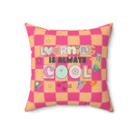 Learning is Always Cool Throw Pillow | Crunches and Crayons | Hey, TEACH!