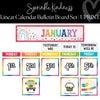 Linear Calendar | Early Childhood Rainbow Classroom Decor | Sprinkle Kindness | UPRINT | Schoolgirl Style