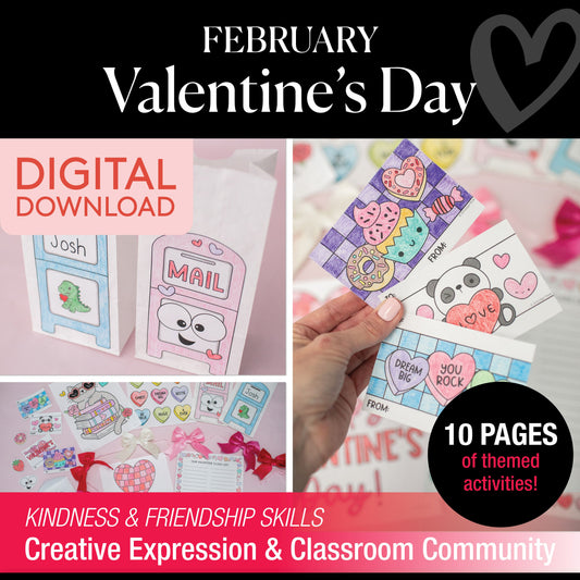 Printable February Valentine's Day Activity Pack