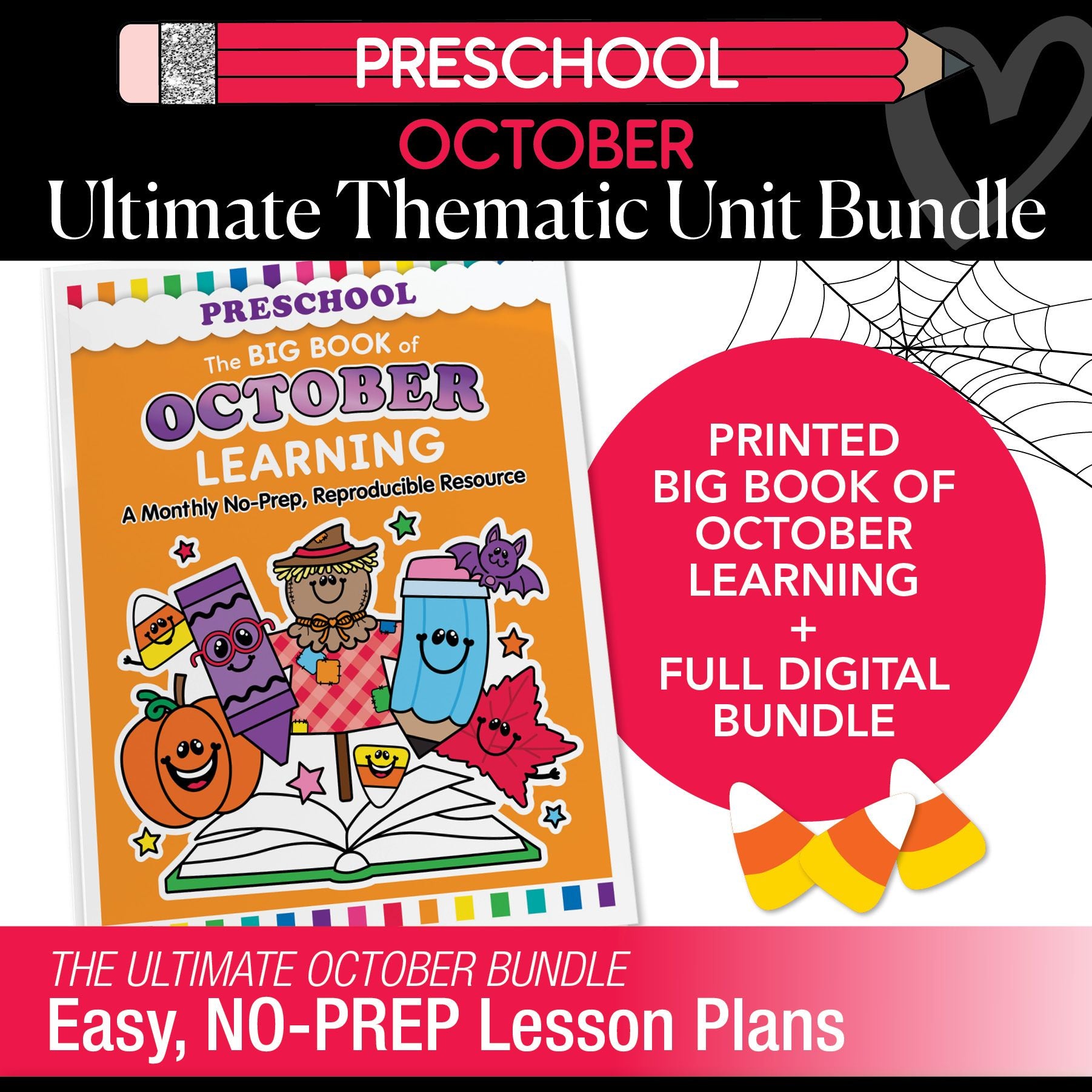 Big Book of October Preschool Thematic Unit Bundle 