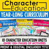 Character Education Social Emotional Learning Activities Social Skills Bundle