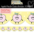Load image into Gallery viewer, Printable Apple Patch Cuties Border | A Year In Pastel
