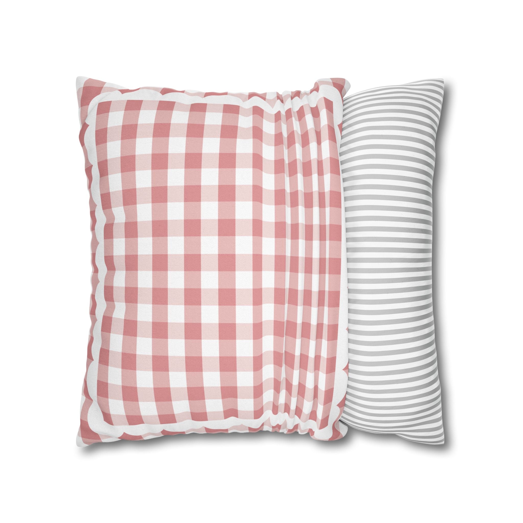 Heirloom Rose Gingham Classroom Classroom Pillow Cover | Miss Honey's Cottage Classroom